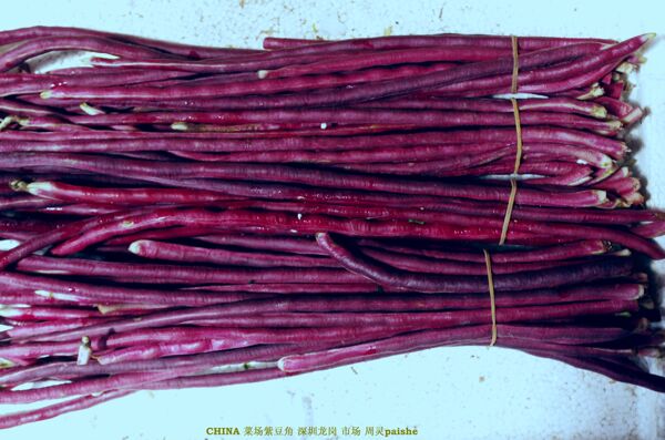 紫豆角蔬菜图片