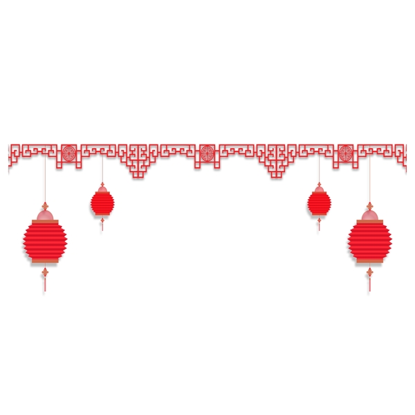 中国传统圆形灯笼