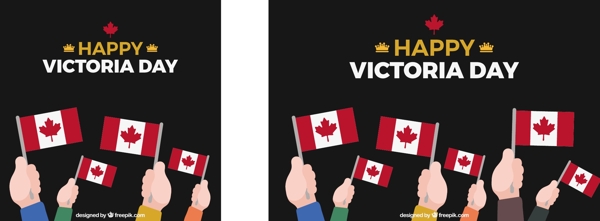 加拿大国旗的背景