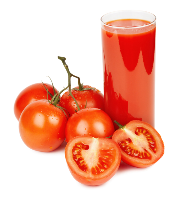 新鲜的西红柿果汁图片