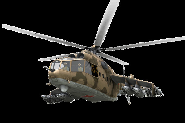 飞翔的直升机免抠png透明图层素材