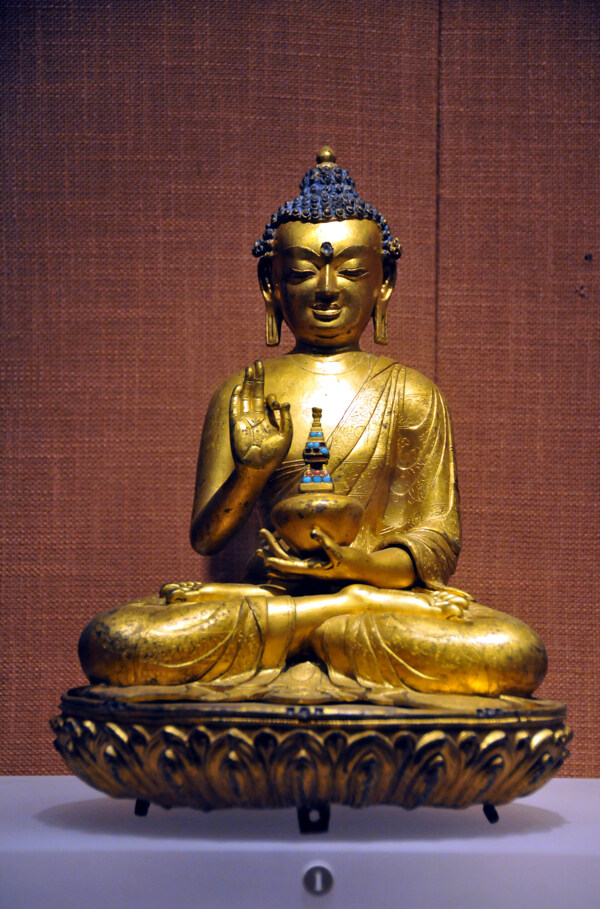 铜镀金弥勒佛像图片