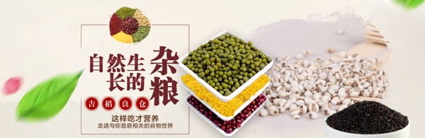 红豆薏米杂粮海报