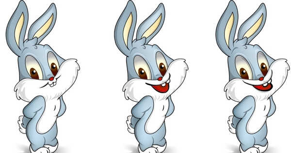 玉兔兔子卡通表情