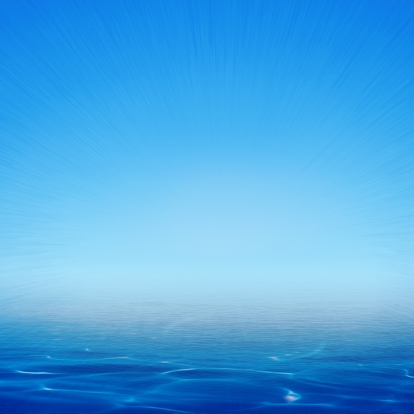 蓝色海洋发散背景