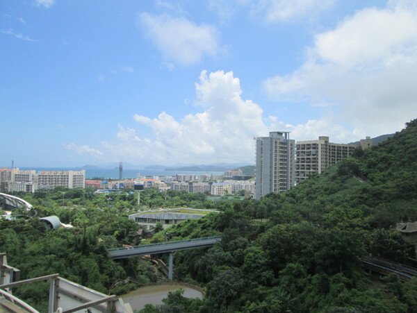 深圳东部华侨城高山图片