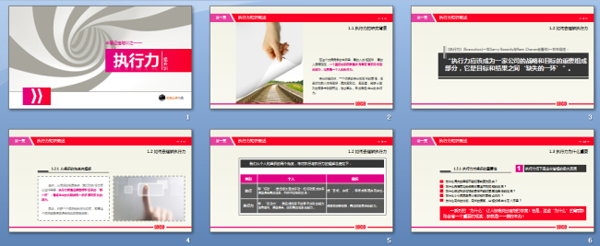 执行力管理ppt模板