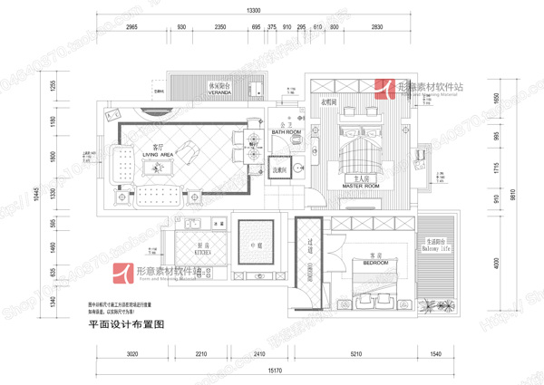 地中海家装施工图