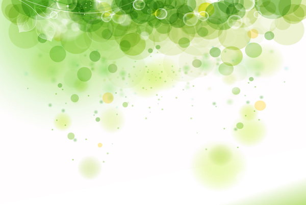 现代简约绿色气泡线条清新简单背景图片