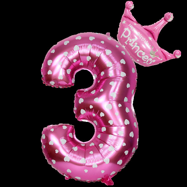 粉色气球字3