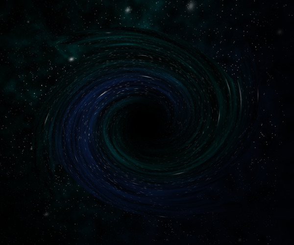黑洞星云空间背景