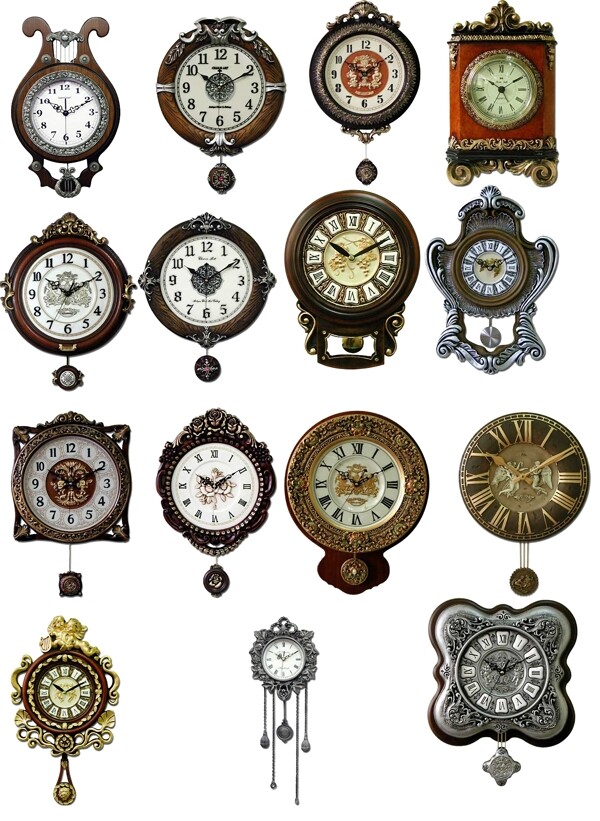 欧式钟表图片