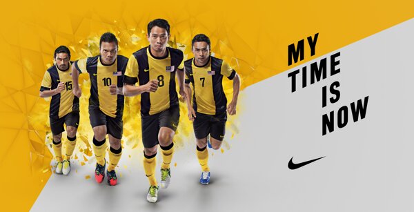 nike足球系列广告宣传平面图片