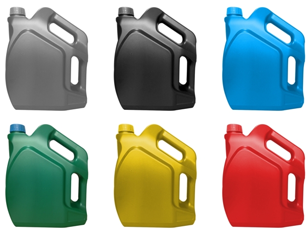 4L润滑油桶免抠图多色分层素材
