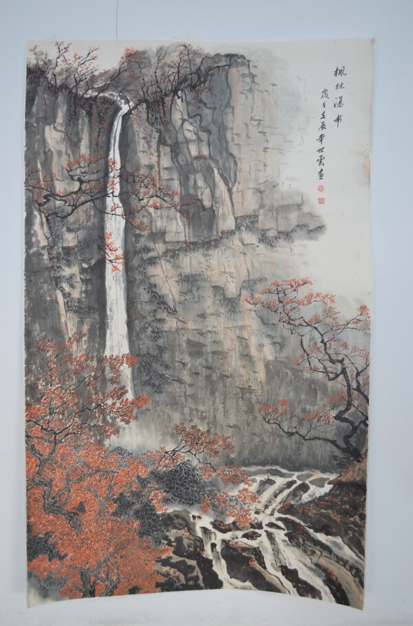 山水风景画图片