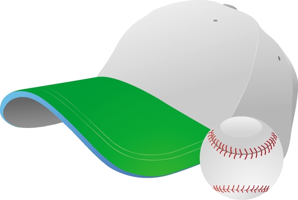 棒球帽的矢量图形