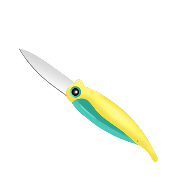 可爱的小鸟刀柄水果刀