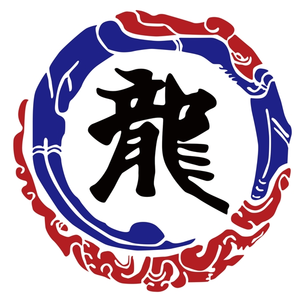 龙英跆拳道道馆logo