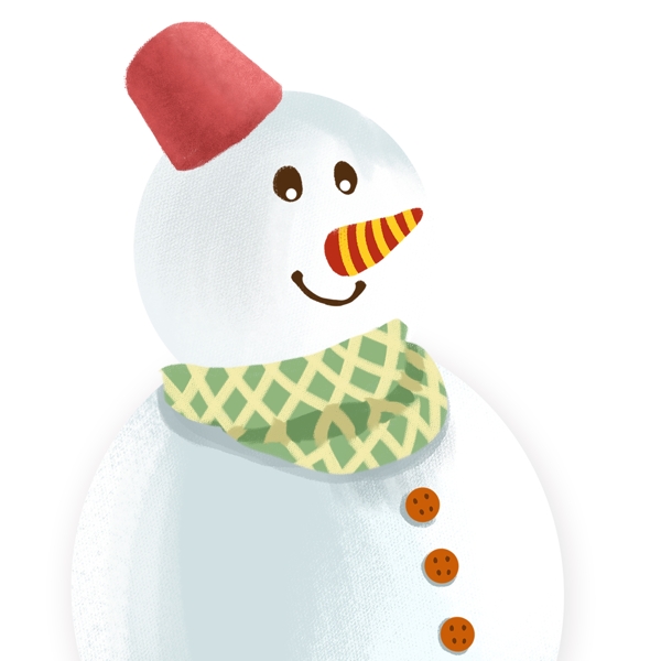 卡通雪人冬季素材设计