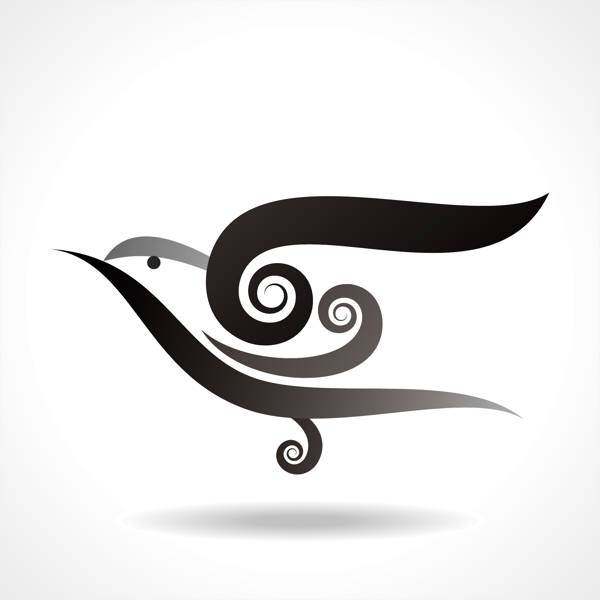 小鸟logo设计