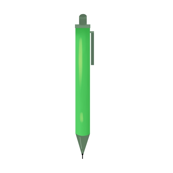 绿色自动笔用品