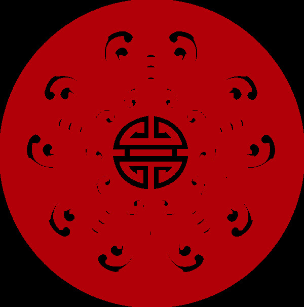 中国风圆形传统图案