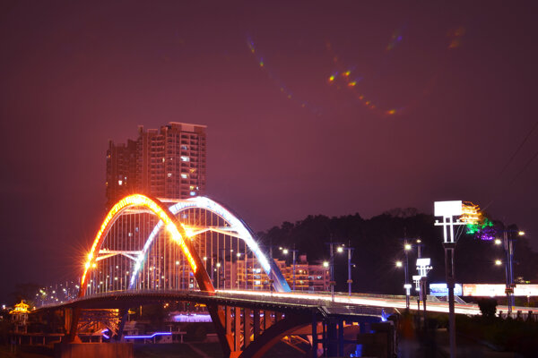 梧州彩虹桥图片