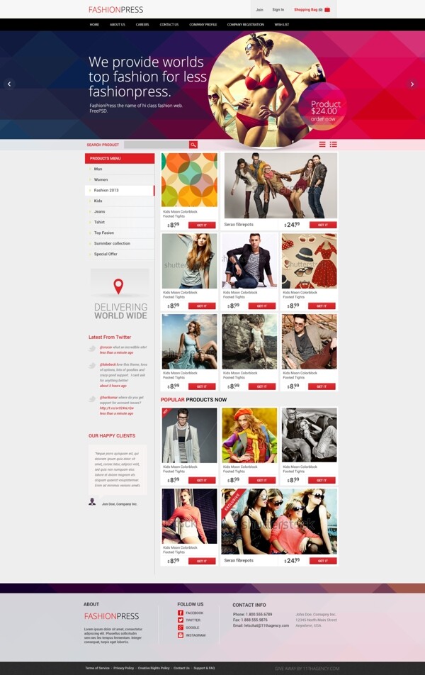 国外企业网页模板图片页面官网模板