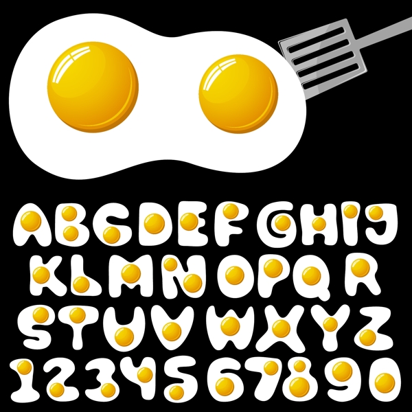 鸡蛋黄英文字母拼音图片
