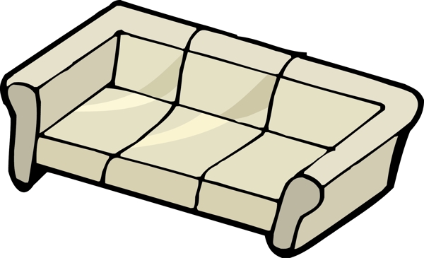 沙发矢量图