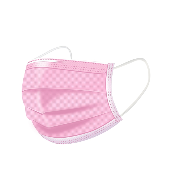 一次性粉色口罩口罩素材防护