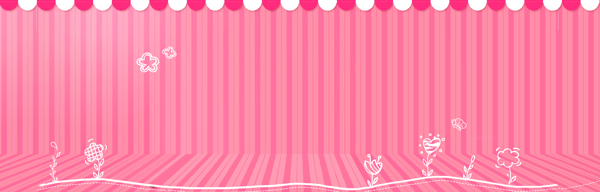 粉色条纹banner背景素材