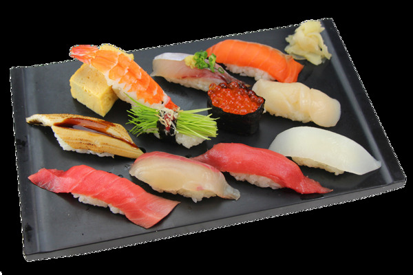 鲜美刺身寿司料理美食产品实物