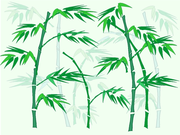 矢量图形竹子图片