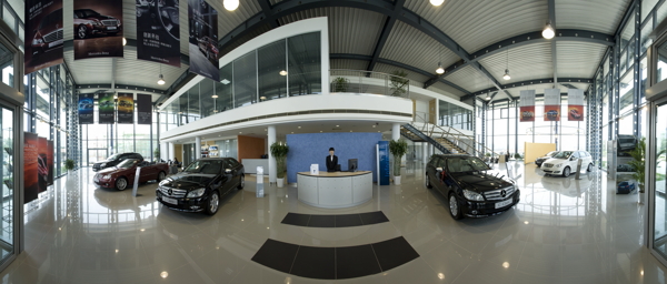 汽车销售中心摄影图片