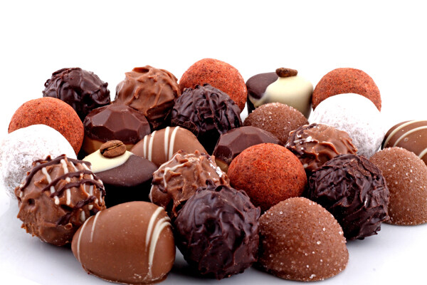 各种样式的巧克力果图片