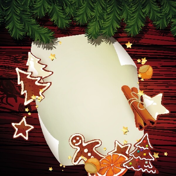 圣诞装饰背景图图片