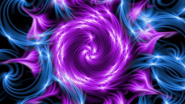 紫色迷阵花纹