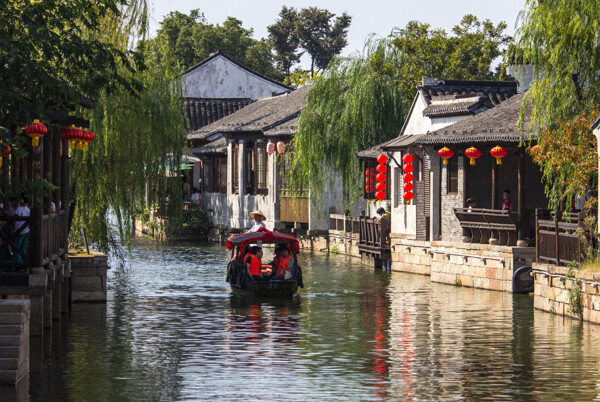 江苏无锡荡口古镇风景