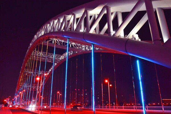 夜幕之桥图片
