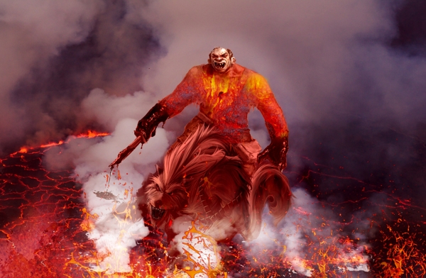 火山怪兽图片