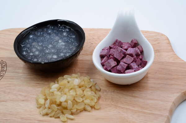 紫薯雪燕皂角米