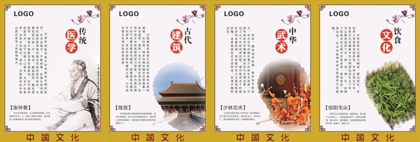 中国文化学校展板画面