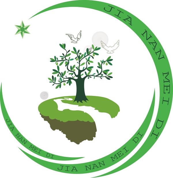 logo橄榄树矢量
