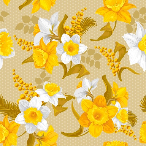 金黄色花朵背景