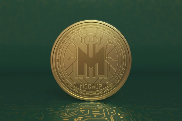 钱币logo展示样机