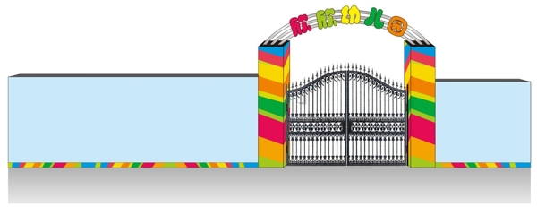 幼儿园门设计图片