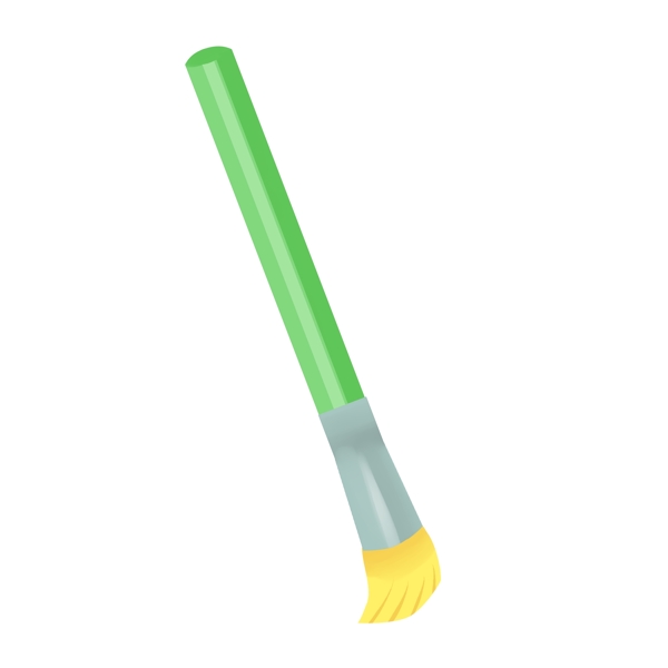 绿色毛笔用品
