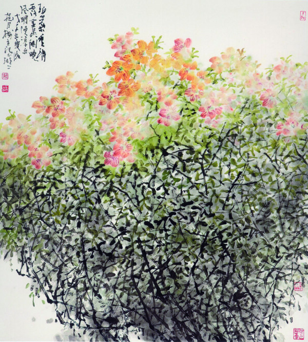 树木花卉装饰画图片