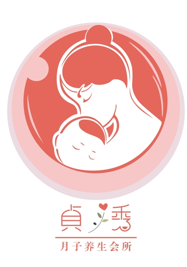 贞秀月子养生会所LOGO